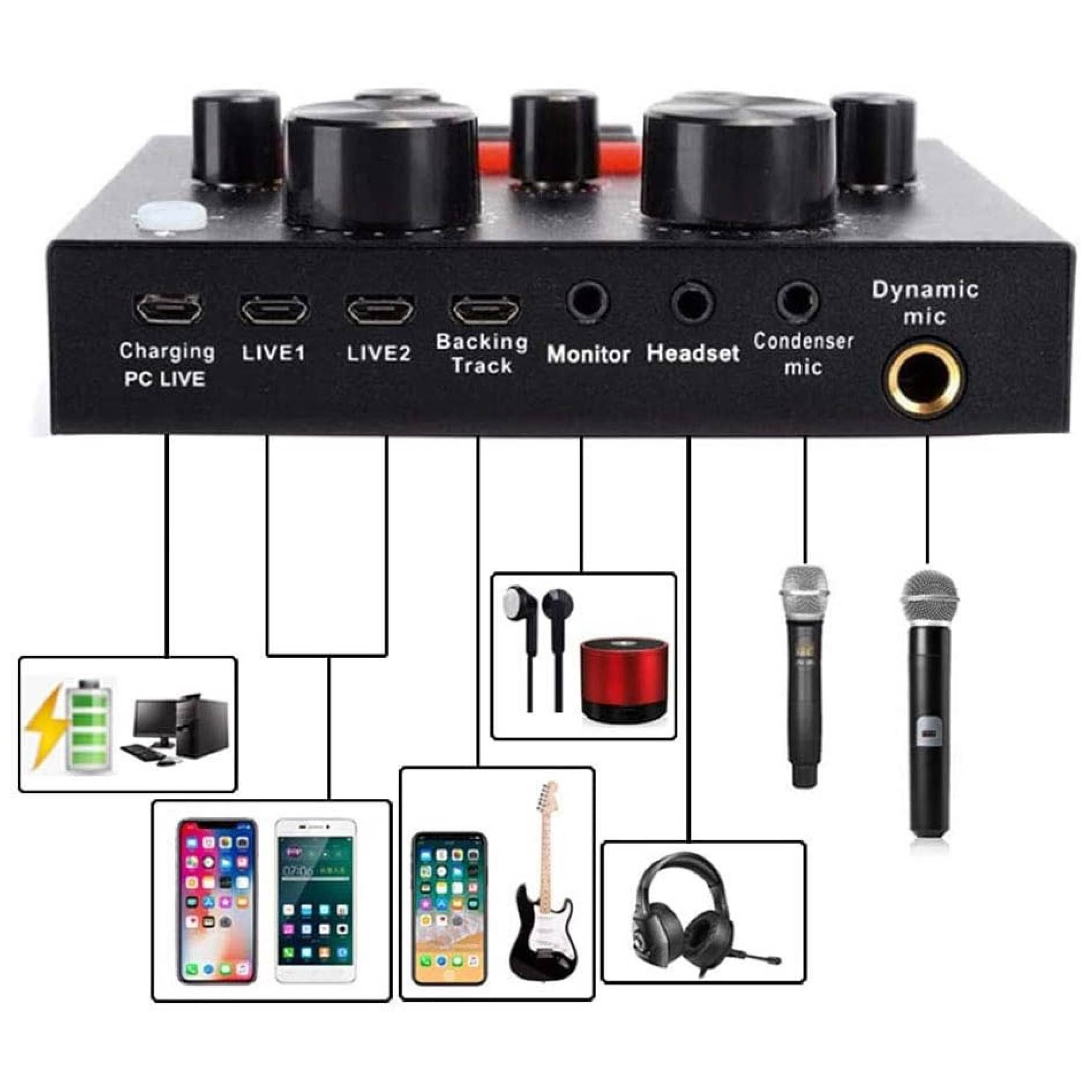 Miniatura 3 de Tarjeta De Sonido Efectos V8 USB
